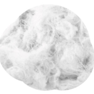 CABOS DE ALGODÓN COLOR BLANCO NIEVE 25 kg (Ref: 1861/000006000-25KG)