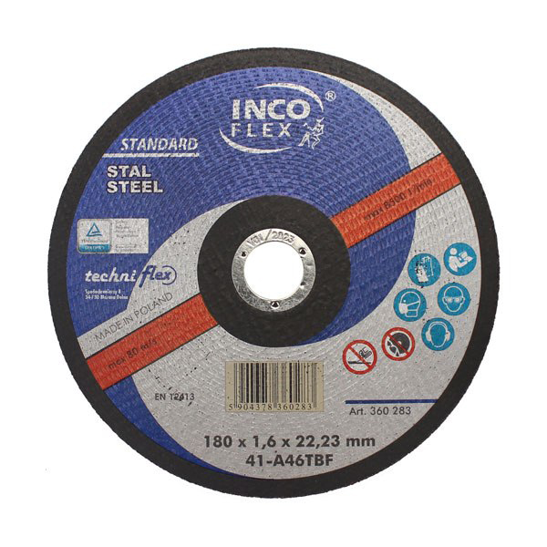 DISCOS 180X1,9 CORTE ACERO CAJA 25 Uds (AZUL) (Ref: 959/IN18019)
