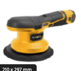 1795/7064670 Pulidora lijadora 12 v doble acción 150 mm (sin batería ni cargador) (Ref: 1795/7064670)