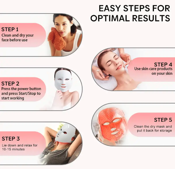 Máscara facial led para cuidado de la piel  (Ref: 1856/Masc03) - Imagen 7