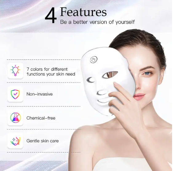 Máscara facial led para cuidado de la piel  (Ref: 1856/Masc03) - Imagen 9