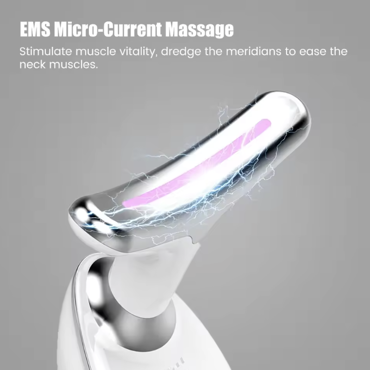 Masajeador facial reafirmante antiarrugas eléctrico con y sin crema - Imagen 3