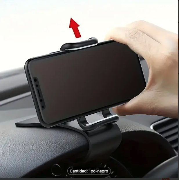 Soporte de teléfono para coche rotativo, montaje de tablero multifuncional ABS, soporte giratorio de 360° (Ref: 1994/SOPORTTF1) - Imagen 2