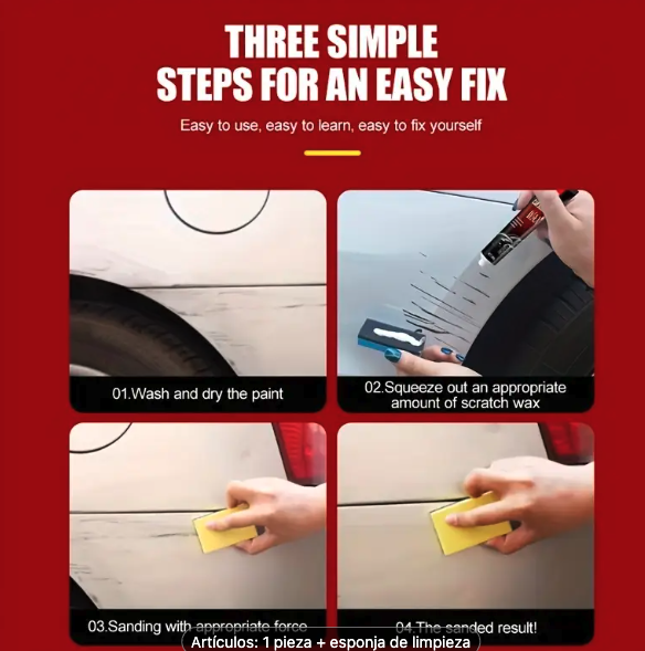 Kit de Reparación de Arañazos para Coche (Ref: 1994/KITREPAR) - Imagen 4