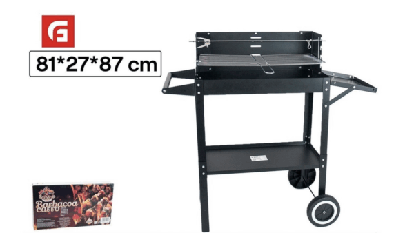 Barbacoa 81x27x87 cm - Parrilla de Carbón