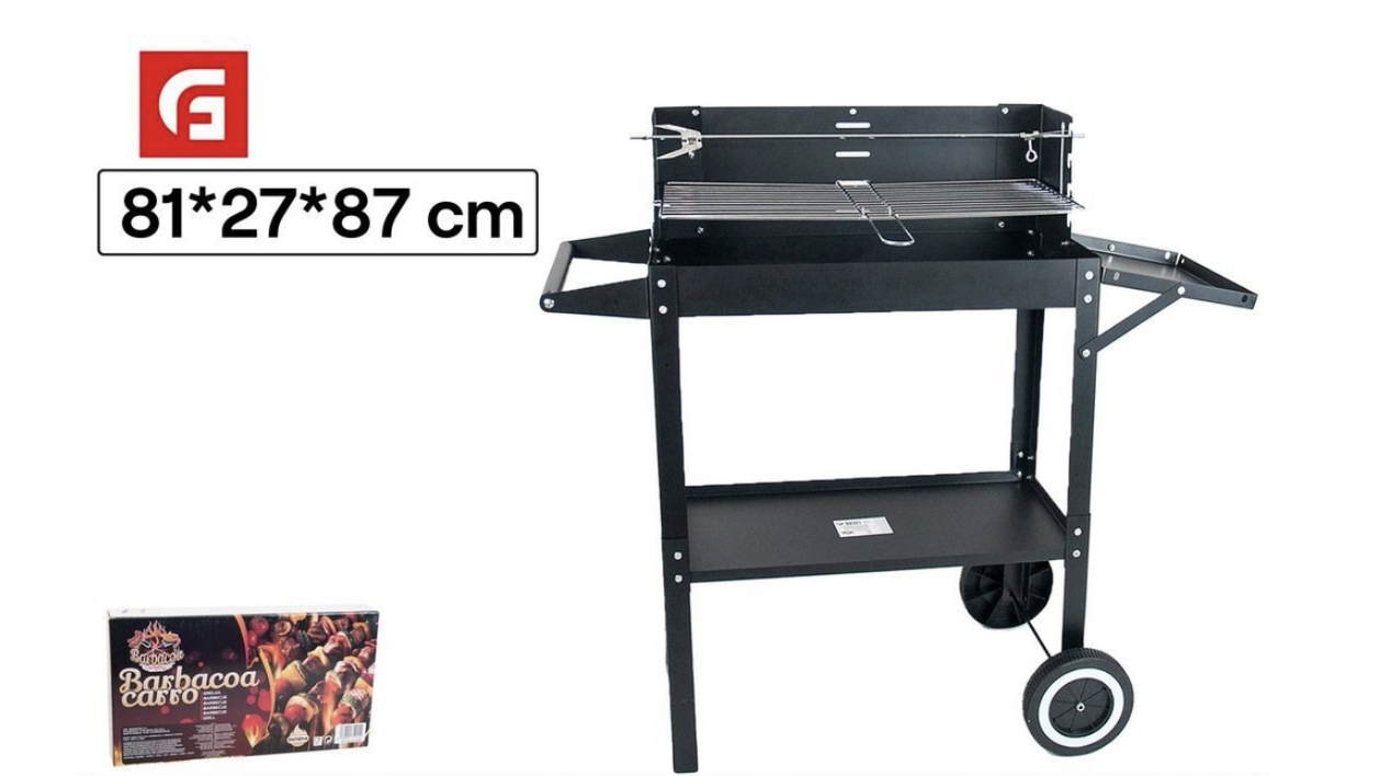 Barbacoa 81x27x87 cm - Parrilla de Carbón