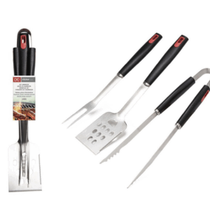 Set de herramientas para barbacoa 3 piezas DC Casa - Utensilios de parrilla