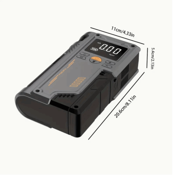 Arrancador de Batería Inalámbrico Portátil para Coche con Compresor de Aire - Imagen 4