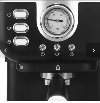 Temporalmente AGOTADAS.       Máquina de café Espresso de acero inoxidable, vaporizador de leche, varita de vapor 2 en 1,  1050 w, semiautomática, 20 Bar ( Ref: 1856/Máquina de café Espresso de acero inoxidable 1 ) - Imagen 6