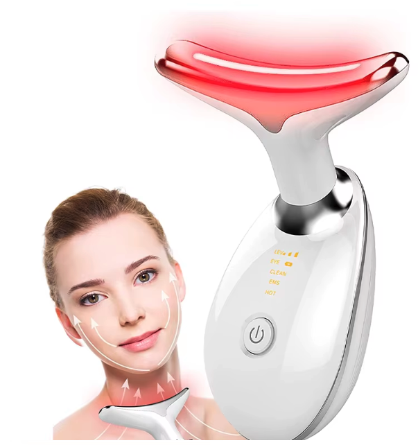 Masajeador de cuello con luz con y sin crema - Imagen 2