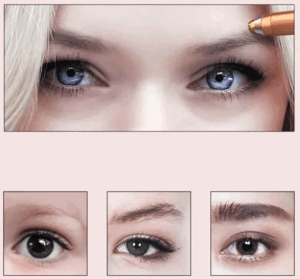Recortador Eléctrico de Cejas Indoloro Mini Depiladora Portátil para Mujeres y Hombres  (Ref: 5057/100056) - Imagen 2