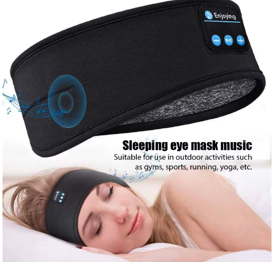 Banda para dormir o hacer deportes con auriculares inalámbricos con Bluetooth (Ref: 1994/ANTIFAZRELAJANTE ) - Imagen 5