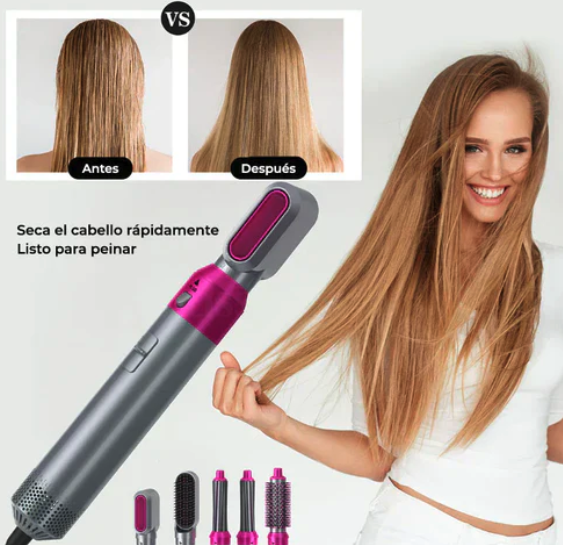 Revolution Hair 5 en 1 Cepillo y Secador (Ref: 5057/100058) - Imagen 4