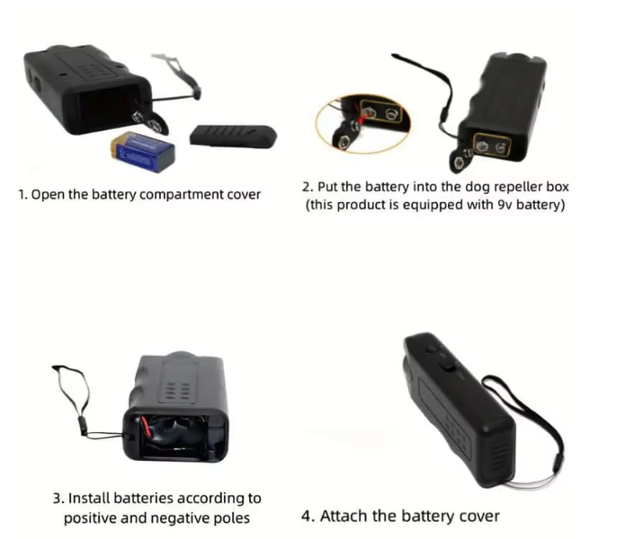 Disuasor ultrasónico de mano antiladridos y ataques de perros 3 en 1 dispositivo  (Ref: 1856/ULTRASONIC) - Imagen 5