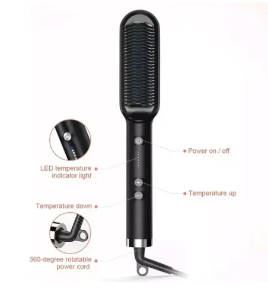 Cepillo Alisador de Pelo con Control de Temperatura (Ref: 5057/100012) - Imagen 2