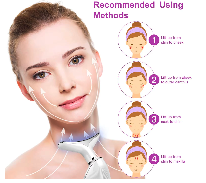 Masajeador de cuello con luz con y sin crema - Imagen 6