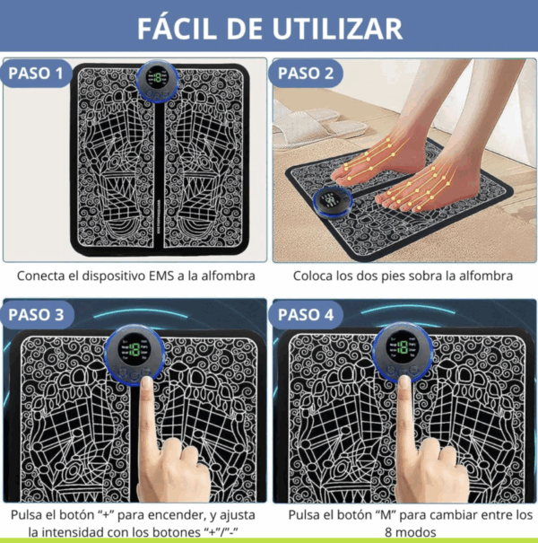 Masajeador de Pies Eléctrico EMS (Ref: 5057/100045) - Imagen 7
