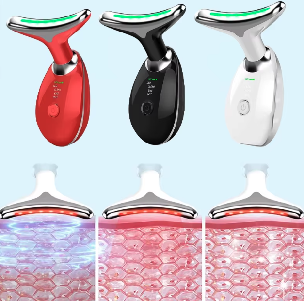 Masajeador de cuello con luz con y sin crema - Imagen 9