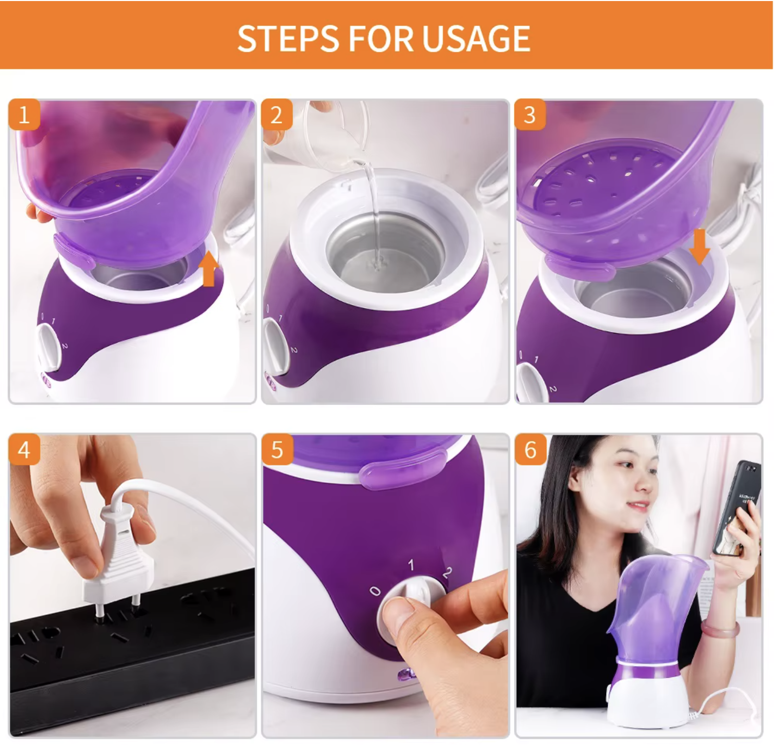 SAUNA FACIAL SPA. Vaporizador facial de 50 ml (Ref: 1856/SAUNA FACIAL SPA) - Imagen 3