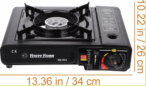 Hornillo Portátil Happy Home - Cocina Casera en Cualquier Lugar (Ref: 5057/100072)