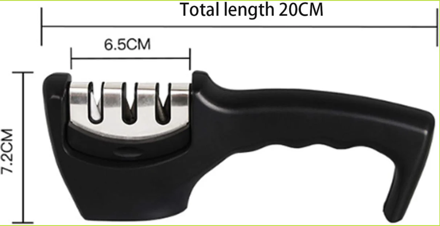 Afilador de Cuchillos Profesional - Sistema de Afilado en 3 Etapas para Cuchillos de Acero, Cerámica y Diamante (Ref: 5057/100000) - Imagen 7