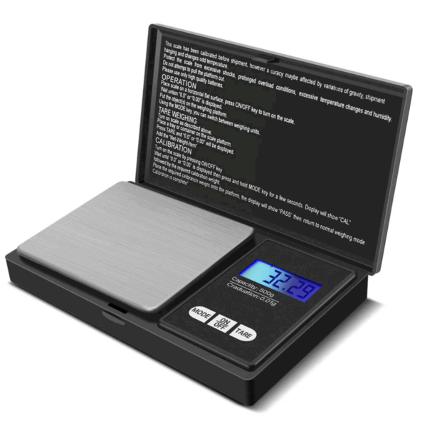 Báscula Digital de Precisión 500g x 0.01g – Compacta, Portátil y Multifunción (Ref: 5057/100100) - Imagen 2