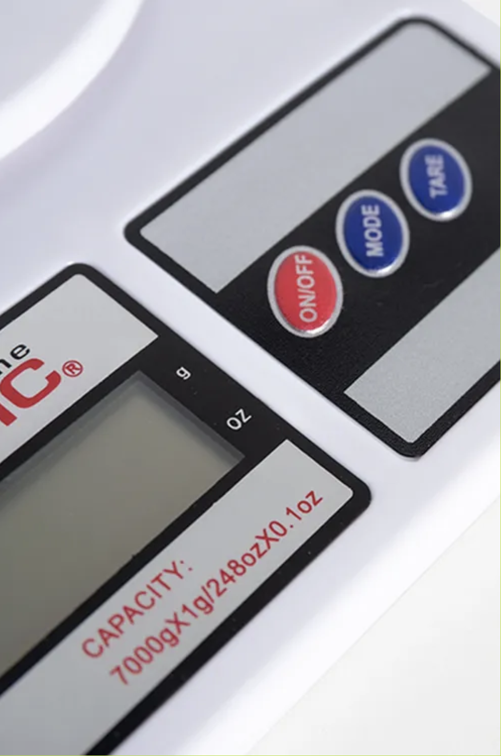 Báscula de Cocina Digital LCD Basic Home - 7 kg, Color Blanco (Ref: 5057/100008) - Imagen 2