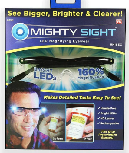 Gafas con Aumento LED Mighty Sight - Aumento del 160% para una Visión Clara y Iluminada (Ref: 5057/100073) - Imagen 5