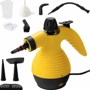 Vaporeta de Limpieza de Mano Portátil Multiusos - Con 9 Accesorios para Todo Tipo de Superficies (Ref: 5057/100077)
