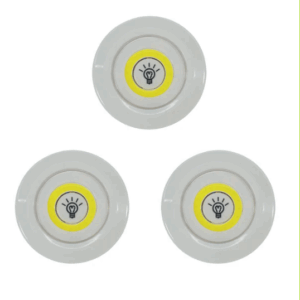 Juego de 3 Mini Lámparas LED para Interior con Control Remoto - Iluminación Flexible y Fácil Instalación (Ref: 5057/100028)