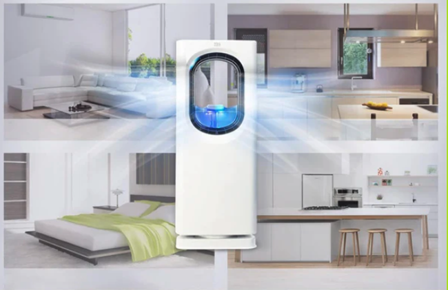 Ventilador/Enfriador de Aire Portátil con Purificador y Humidificador - Ventilador con 3 Velocidades y Función de Ionizador (Ref: 5057/100019) - Imagen 3