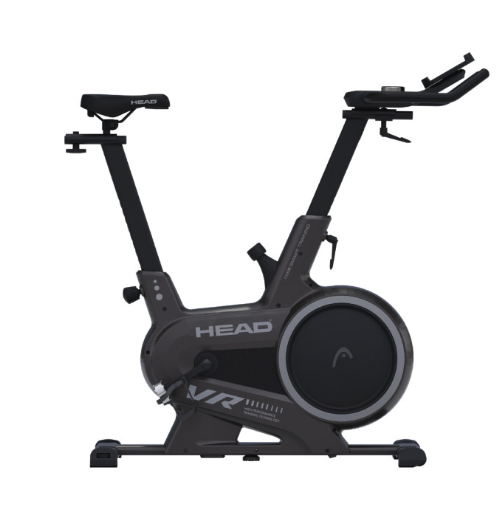 Bicicleta estática indoor HEAD, Pantalla LED, Compatible Kinomap, Zwift, 32 niveles, Negro (Ref: 5059/HDFT02) - Imagen 3