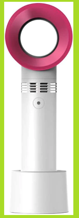 Ventilador Portátil sin Aspas - Mini Enfriador de Mano Recargable USB con 3 Velocidades (Ref: 5057/100063) - Imagen 10