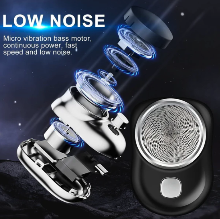 Mini Afeitadora Eléctrica Portátil Storm Shaver 2023 - Afeitadora Potente Recargable USB (Ref: 5057/100046) - Imagen 3