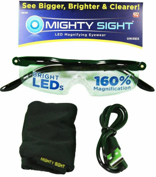 Gafas con Aumento LED Mighty Sight - Aumento del 160% para una Visión Clara y Iluminada (Ref: 5057/100073) - Imagen 3