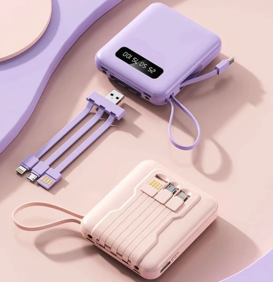 Power Bank 10000mAh con Cables Integrados (Ref: 5057/100065) - Imagen 4