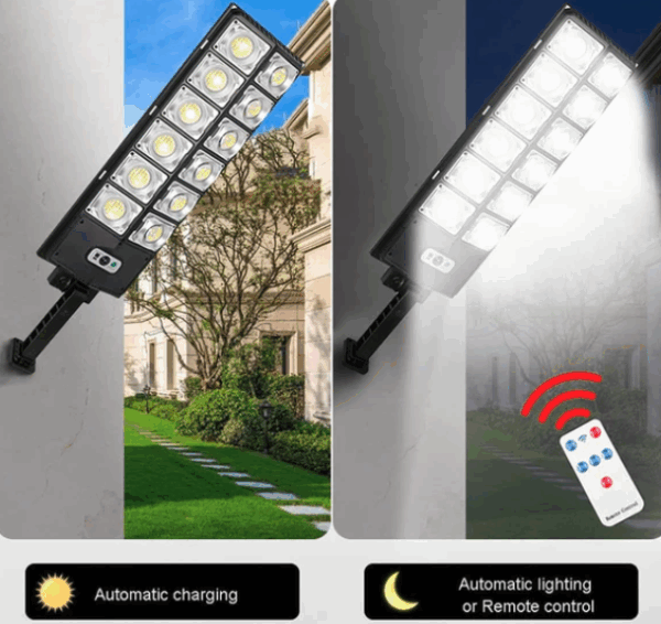 Lámpara Solar para Exteriores con Sensor de Movimiento - Farolas Solares Impermeables para Jardín y Patio (Ref: 5057/100033) - Imagen 5
