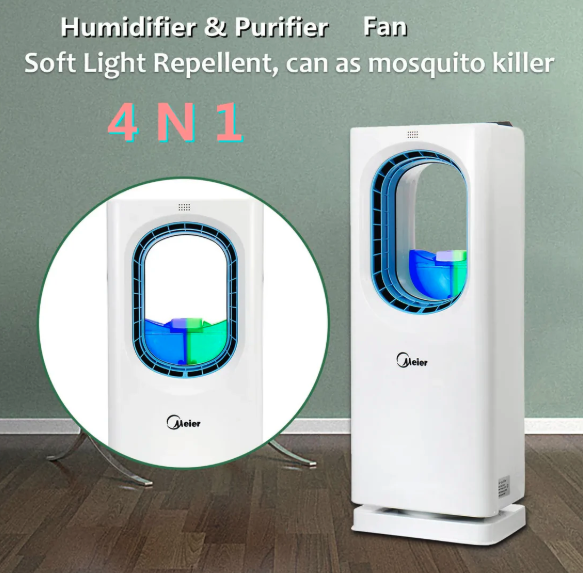 Ventilador Multifuncional de Aire Acondicionado y Purificación Doméstica - Humidificación y Control de Mosquitos (Ref: 5057/100078) - Imagen 4