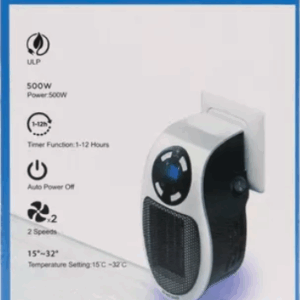 Mini Calefactor Eléctrico de Cerámica Portátil (Ref: 5057/100103)