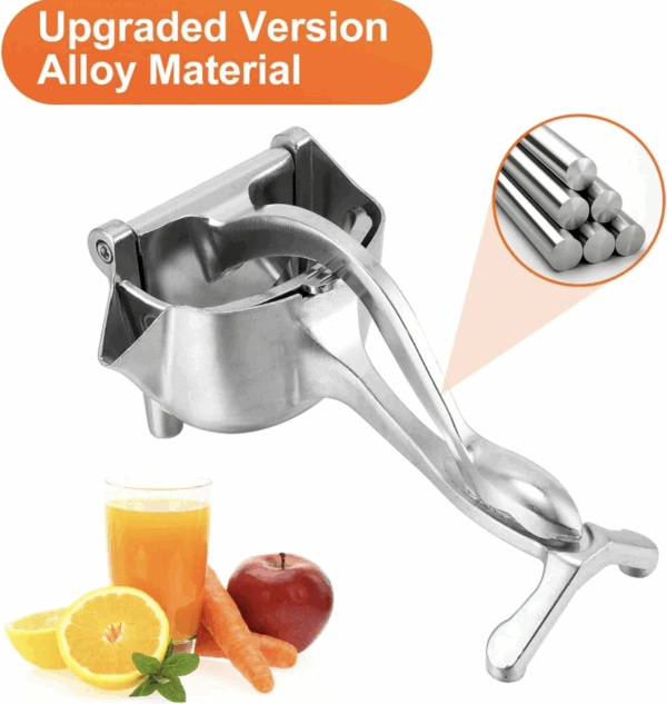 Exprimidor Manual de Frutas en Acero Inoxidable - Exprimidor de Limón y Naranja con Filtro Desmontable (Ref: 5057/100022) - Imagen 5