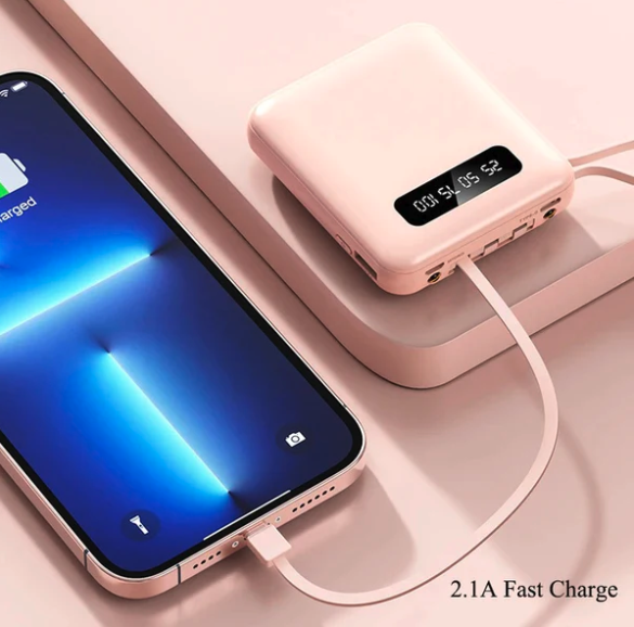 Power Bank 10000mAh con Cables Integrados (Ref: 5057/100065) - Imagen 5