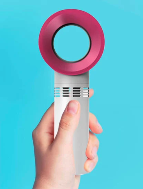 Ventilador Portátil sin Aspas - Mini Enfriador de Mano Recargable USB con 3 Velocidades (Ref: 5057/100063) - Imagen 9