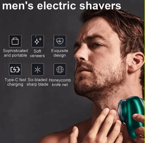 Mini Afeitadora Eléctrica Portátil Storm Shaver 2023 - Afeitadora Potente Recargable USB (Ref: 5057/100046) - Imagen 4
