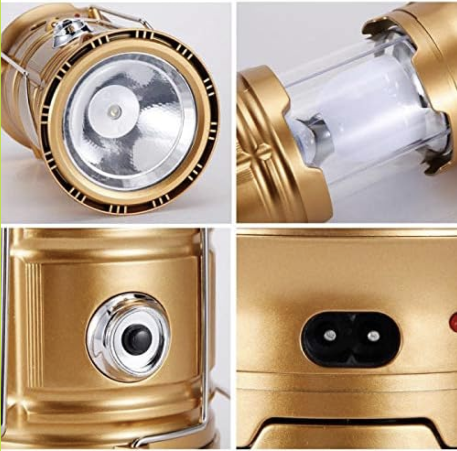 Linterna Camping LED Recargable con Control de Voz y Bola de Cristal Multicolor (Ref: 5057/100107)