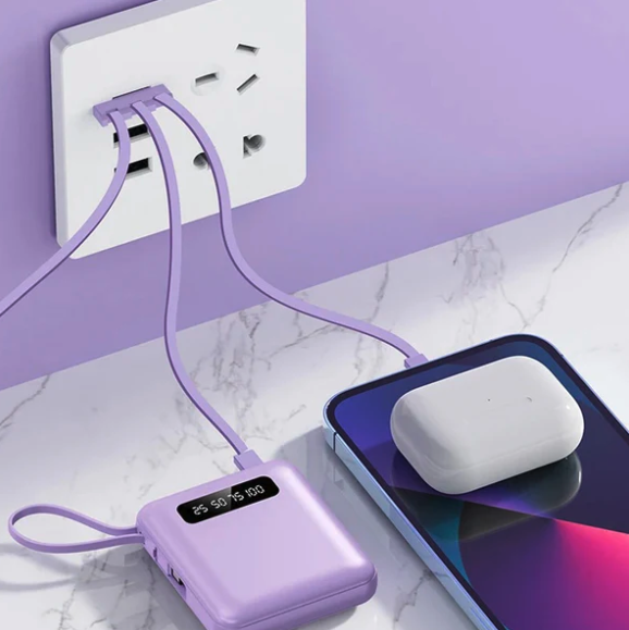 Power Bank 10000mAh con Cables Integrados (Ref: 5057/100065) - Imagen 6