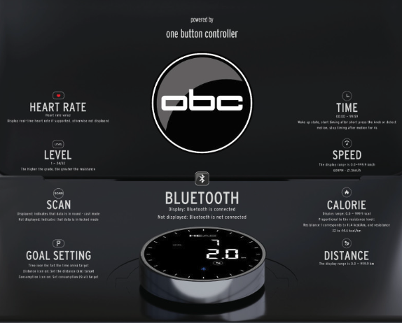 Bicicleta estática indoor HEAD, Pantalla LED, Compatible Kinomap, Zwift, 32 niveles, Negro (Ref: 5059/HDFT02) - Imagen 6