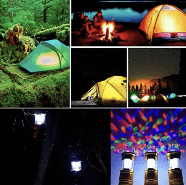 Linterna Camping LED Recargable con Control de Voz y Bola de Cristal Multicolor (Ref: 5057/100107) - Imagen 7