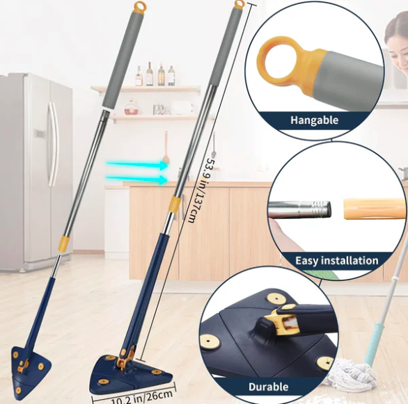 Fregona de Limpieza Triangular 360° – La Solución Definitiva para Todo Tipo de Superficies (Ref: 5057/100093) - Imagen 7