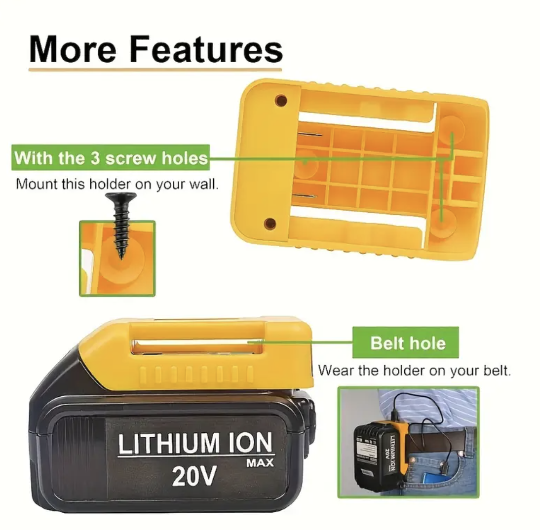 ADAPTADOR BATERIA USB PARA DEWALT (Ref: 1994/USBAT1 ) - Imagen 3