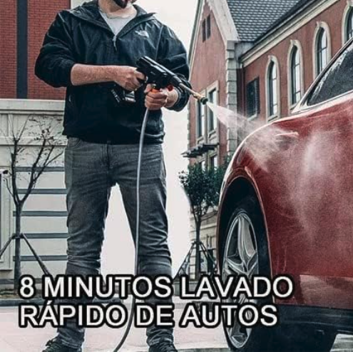 Pistola de Lavado de Alta Presión Inalámbrica - Hidrolavadora Portátil para Coches, Pisos y Jardines Ref: 5057/100051) - Imagen 8
